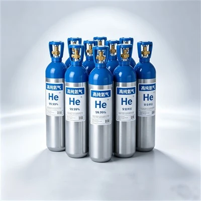 High Purity Industrial Helium Gas He 99.999% 5N Compressed Helium in Cylinder